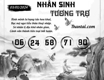 NHÂN SINH TƯƠNG TRỢ 03/01/2024