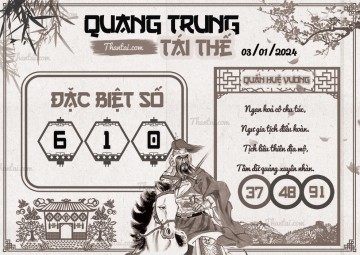 QUANG TRUNG TÁI THẾ 03/01/2024