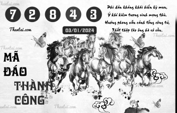 MÃ ĐÁO THÀNH CÔNG 03/01/2024