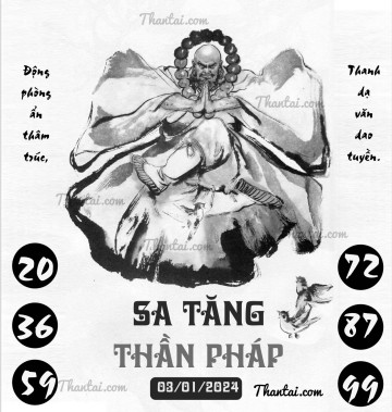 SA TĂNG THẦN PHÁP 03/01/2024