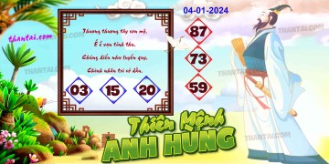 THIÊN MỆNH ANH HÙNG 04/01/2024