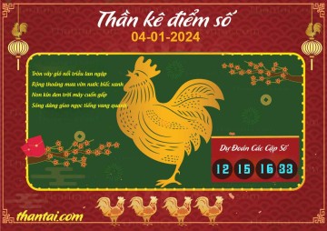 Thần Kê Điểm Số 04/01/2024