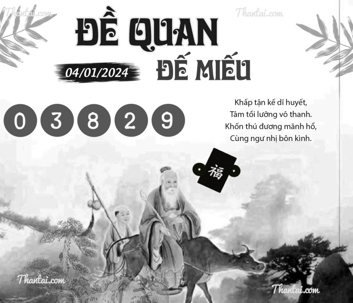 ĐỀ QUAN ĐẾ MIẾU 20/12/2023