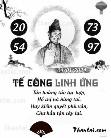 TẾ CÔNG LINH ỨNG 04/01/2024