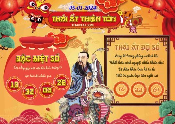 Thái Ất Thiên Tôn 05/01/2024