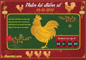 Thần Kê Điểm Số 05/01/2024