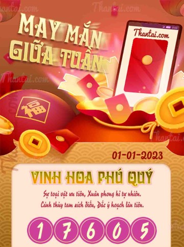 May Mắn Giữa Tuần 01/01/2023