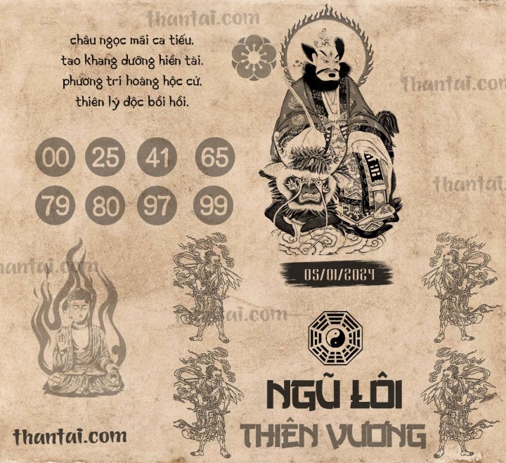 NGŨ LÔI THIÊN VƯƠNG 21/12/2023