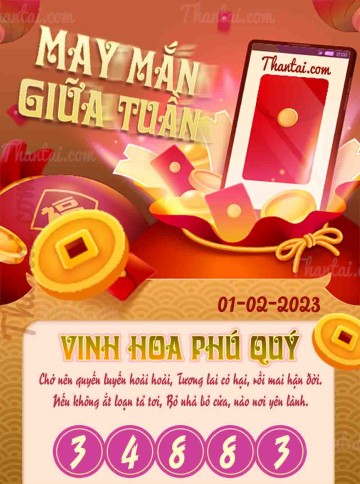 May Mắn Giữa Tuần 01/02/2023