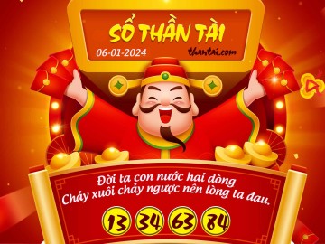 SỔ THẦN TÀI 06/01/2024