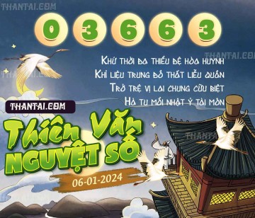 THIÊN VĂN NGUYỆT SỐ 06/01/2024