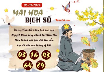 Mai Hoa Dịch Số 06/01/2024