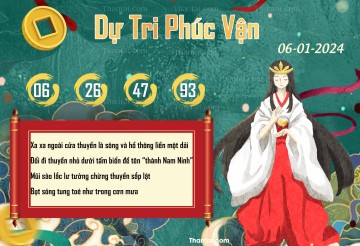 DỰ TRI PHÚC VẬN 06/01/2024