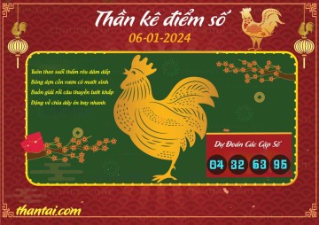 Thần Kê Điểm Số 06/01/2024