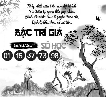 BẬC TRÍ GIẢ SỐ HỌC 06/01/2024