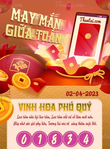 May Mắn Giữa Tuần 02/04/2023