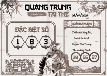 QUANG TRUNG TÁI THẾ 06/01/2024