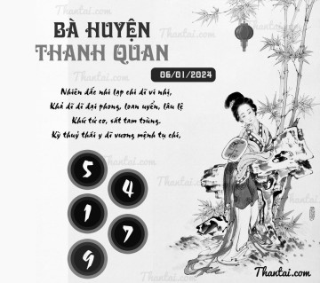 BÀ HUYỆN THANH QUAN 06/01/2024