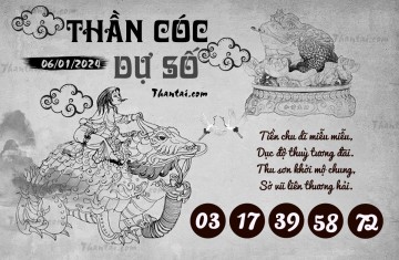 THẦN CÓC DỰ SỐ 06/01/2024