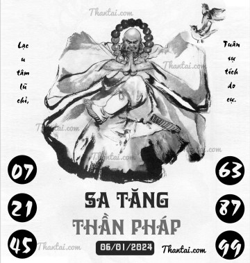 SA TĂNG THẦN PHÁP 06/01/2024