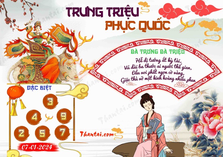 Trưng Triệu Phục Quốc 23/12/2023
