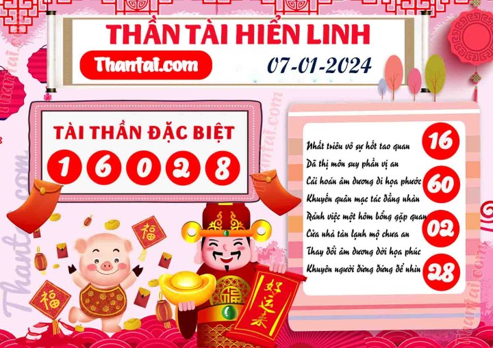 THẦN TÀI HIỂN LINH 23/12/2023