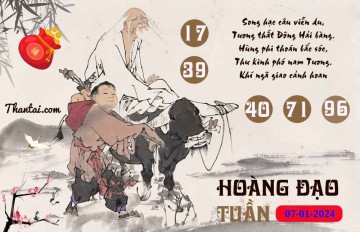 HOÀNG ĐẠO TUẦN 07/01/2024