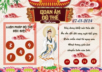 Quan Âm Độ Thế 07/01/2024