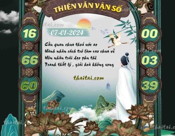 THIÊN VĂN VẬN SỐ 07/01/2024