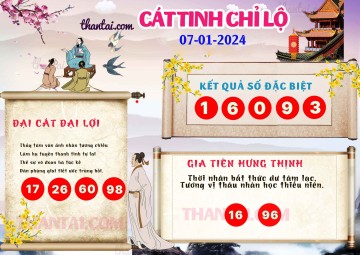 CÁT TINH CHỈ LỘ 07/01/2024