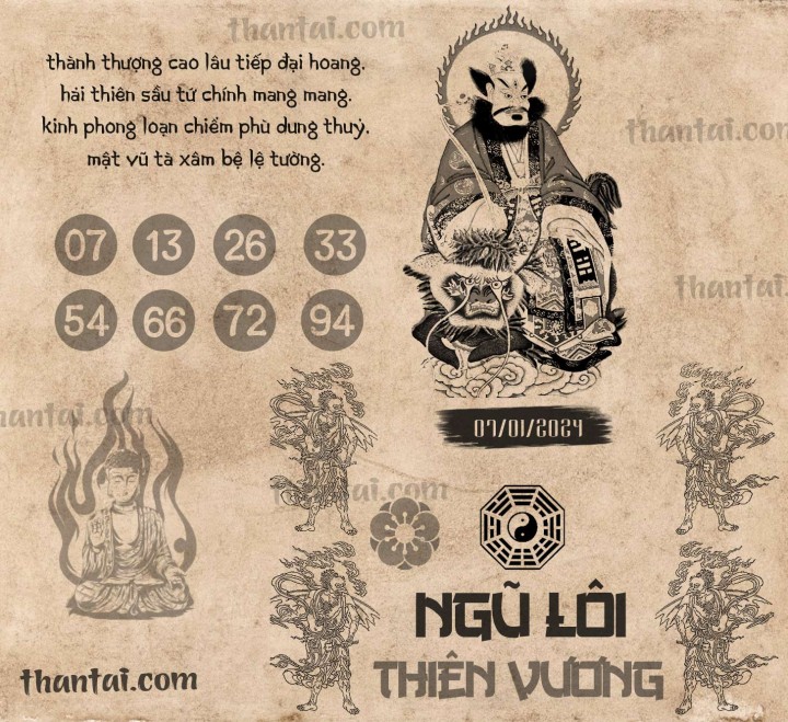 NGŨ LÔI THIÊN VƯƠNG 23/12/2023