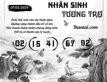 NHÂN SINH TƯƠNG TRỢ 07/01/2024