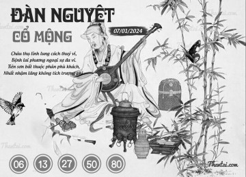 ĐÀN NGUYỆT CỔ MỘNG 07/01/2024