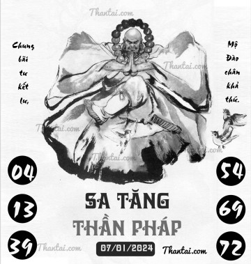 SA TĂNG THẦN PHÁP 07/01/2024