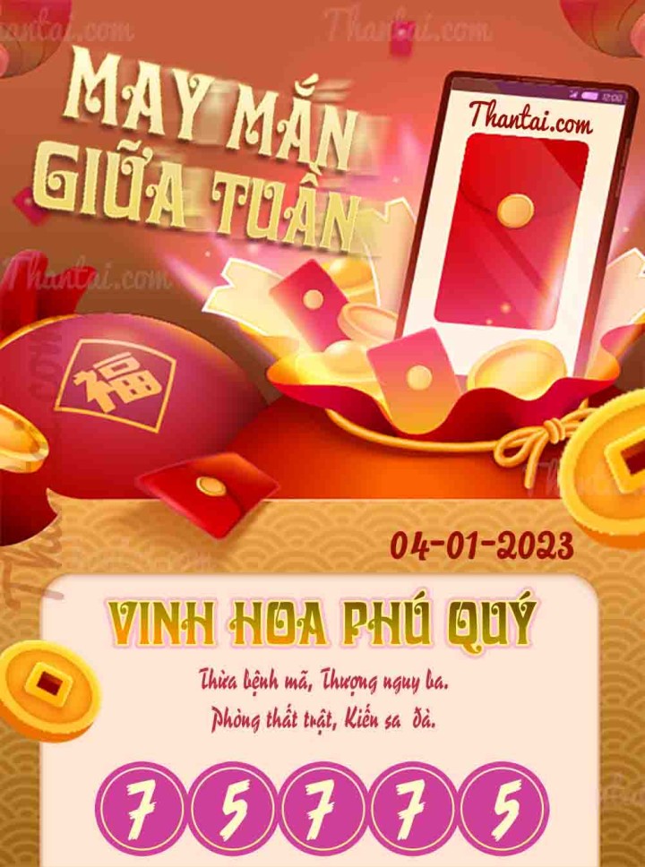 May Mắn Giữa Tuần 01/01/2023
