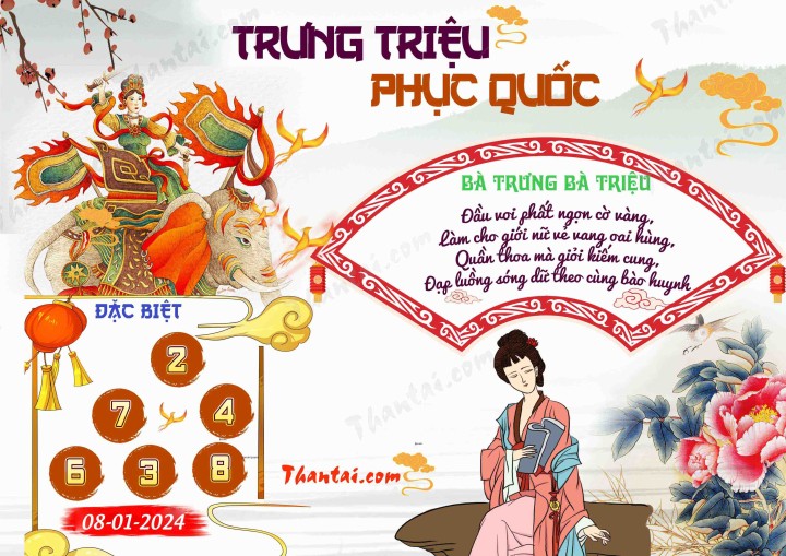 Trưng Triệu Phục Quốc 24/12/2023