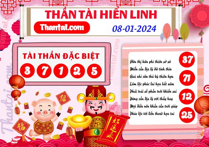 THẦN TÀI HIỂN LINH 24/12/2023