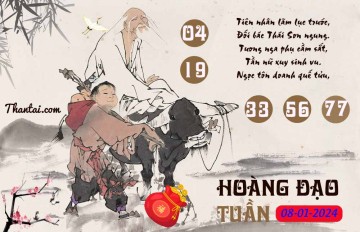 HOÀNG ĐẠO TUẦN 08/01/2024