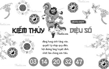 KIẾM THỦY DIỆU SỐ 08/01/2024