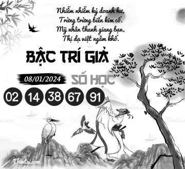 BẬC TRÍ GIẢ SỐ HỌC 08/01/2024