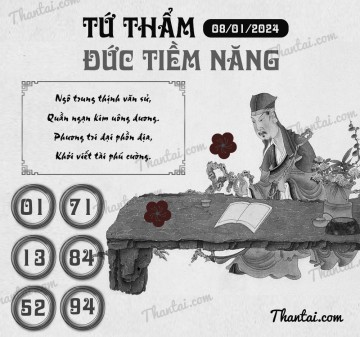 TỨ THẨM ĐỨC TIỀM NĂNG 08/01/2024