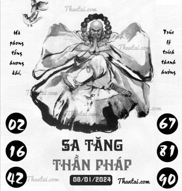 SA TĂNG THẦN PHÁP 08/01/2024