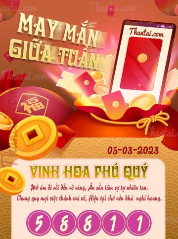 May Mắn Giữa Tuần 05/03/2023