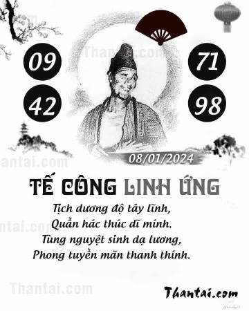 TẾ CÔNG LINH ỨNG 08/01/2024