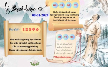 Lý Bạch Luận Số 09/01/2024