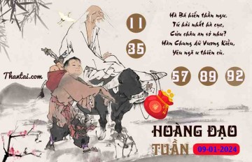 HOÀNG ĐẠO TUẦN 09/01/2024