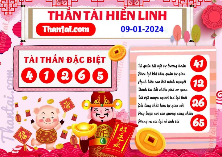 THẦN TÀI HIỂN LINH 25/12/2023