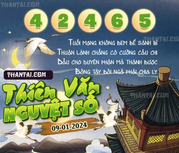 THIÊN VĂN NGUYỆT SỐ 09/01/2024