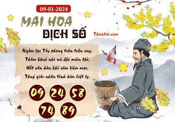 Mai Hoa Dịch Số 09/01/2024