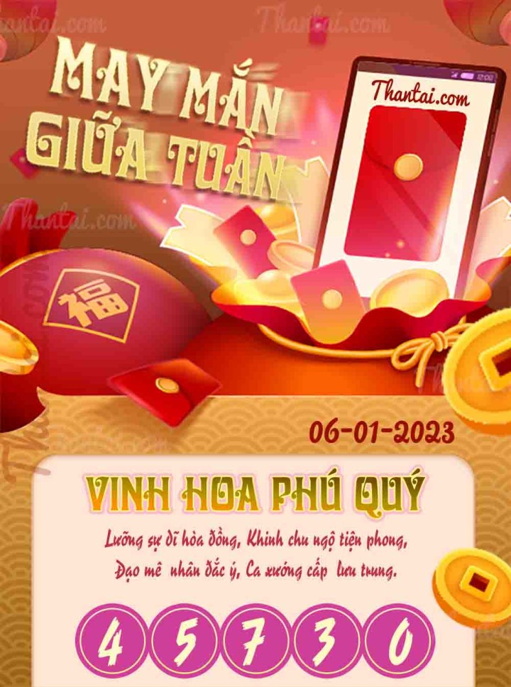 May Mắn Giữa Tuần 01/01/2023
